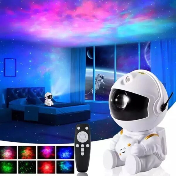 3D Astronaut Starry Sky Projector Night Light