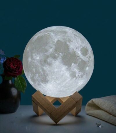 3D Printed Moon Lamp Night Light
