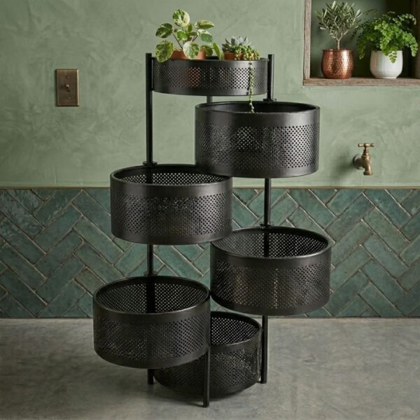 6 Layer Round Kitchen Rack