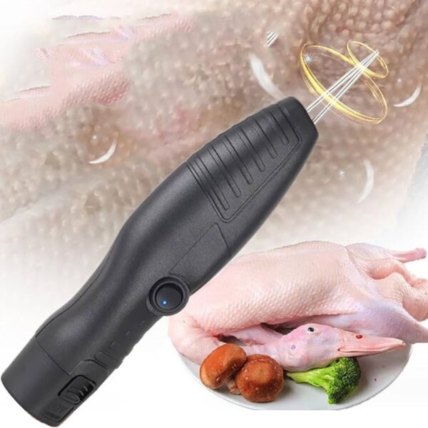 Portable Electric Poultry Plucker - High-Efficiency Feather Removal Machine for Chicken & Duck