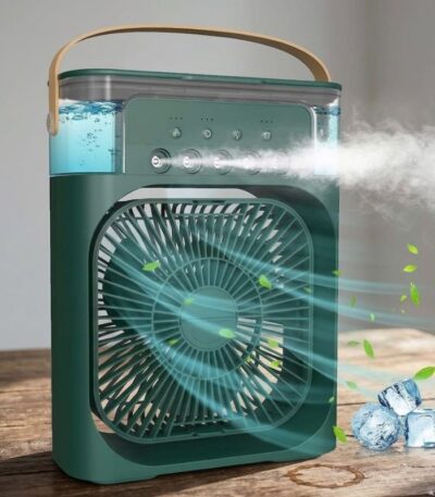 Portable Air Cooler Fan with 7-Color LED