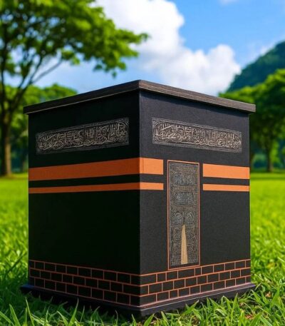 Premium Wooden Kabba Umrah Saving Bank Box
