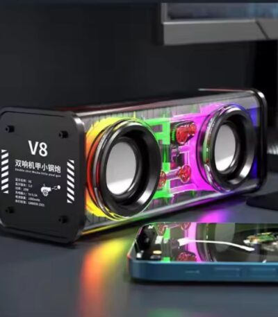 V8 RGB Transparent Bluetooth Speaker 5.3