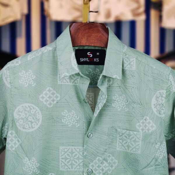 Premium Pure Cotton Summer Print Shirt for Men